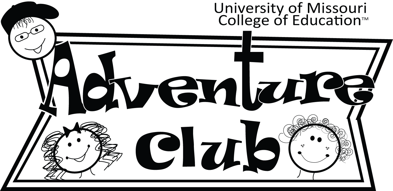 Adventure Club moved from MU Extension to the College of Education. Adventure Club Logo circa 1990's.