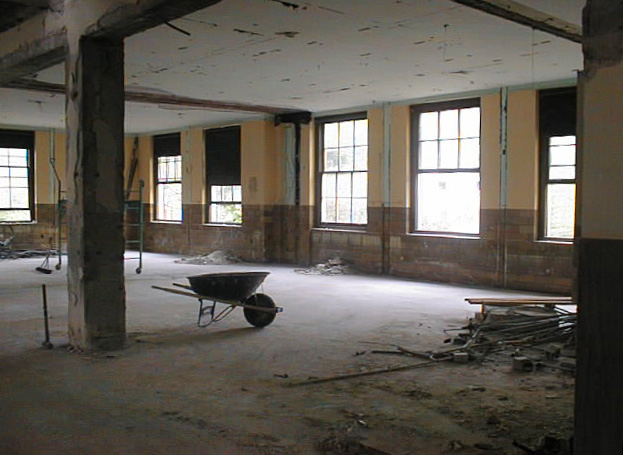 Townsend Hall during renovation