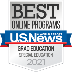 US NEws and World Report. Best online programs. Grad Education, Special Education, 2021