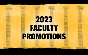 2023 faculty promotions