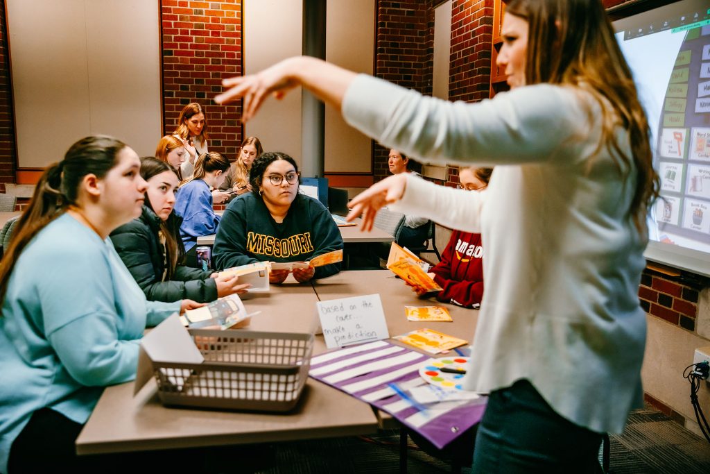 Students in a classroom