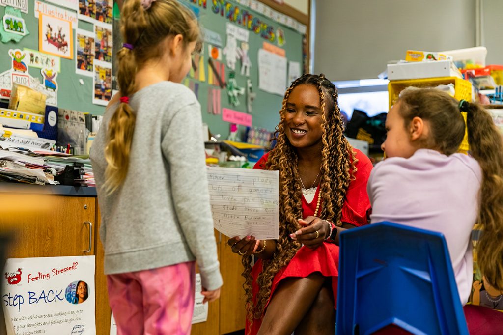 Grant Elementary 2025 student teachers