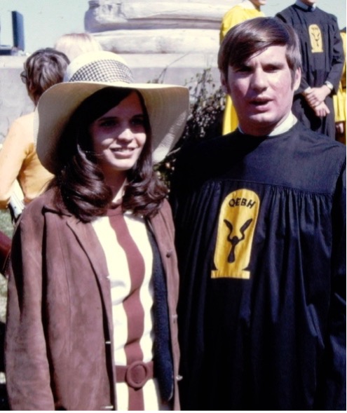Tap Day celebration, spring 1971, when Steve Roszell was inducted into QEBH. 