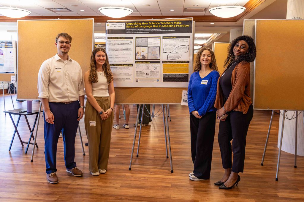 a group of people smiling for the camera