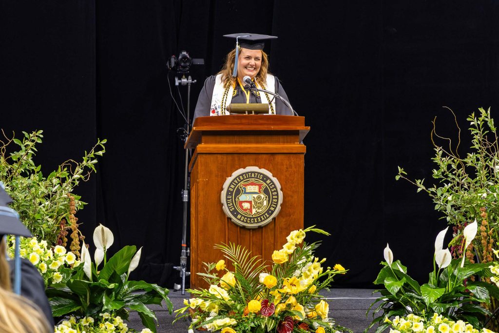 Undergraduate Commencement, Eliza Pierce speaker