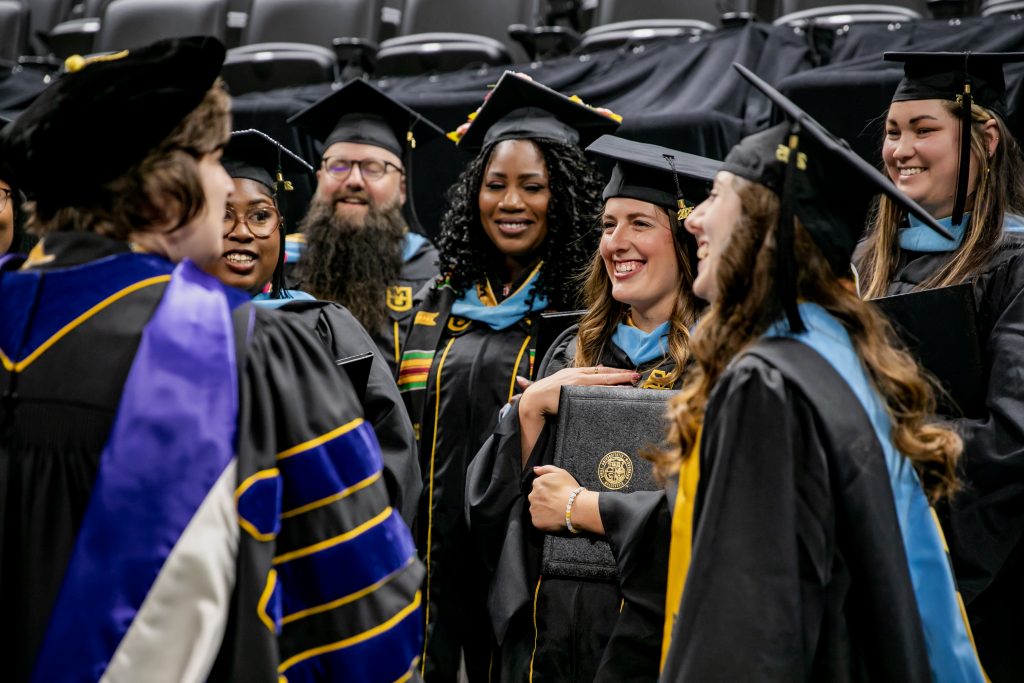 ELPA graduates and faculty at commencement