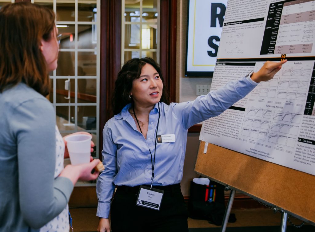Graduate student at the 2024 Research Symposium