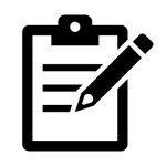 A clipboard with a pencil