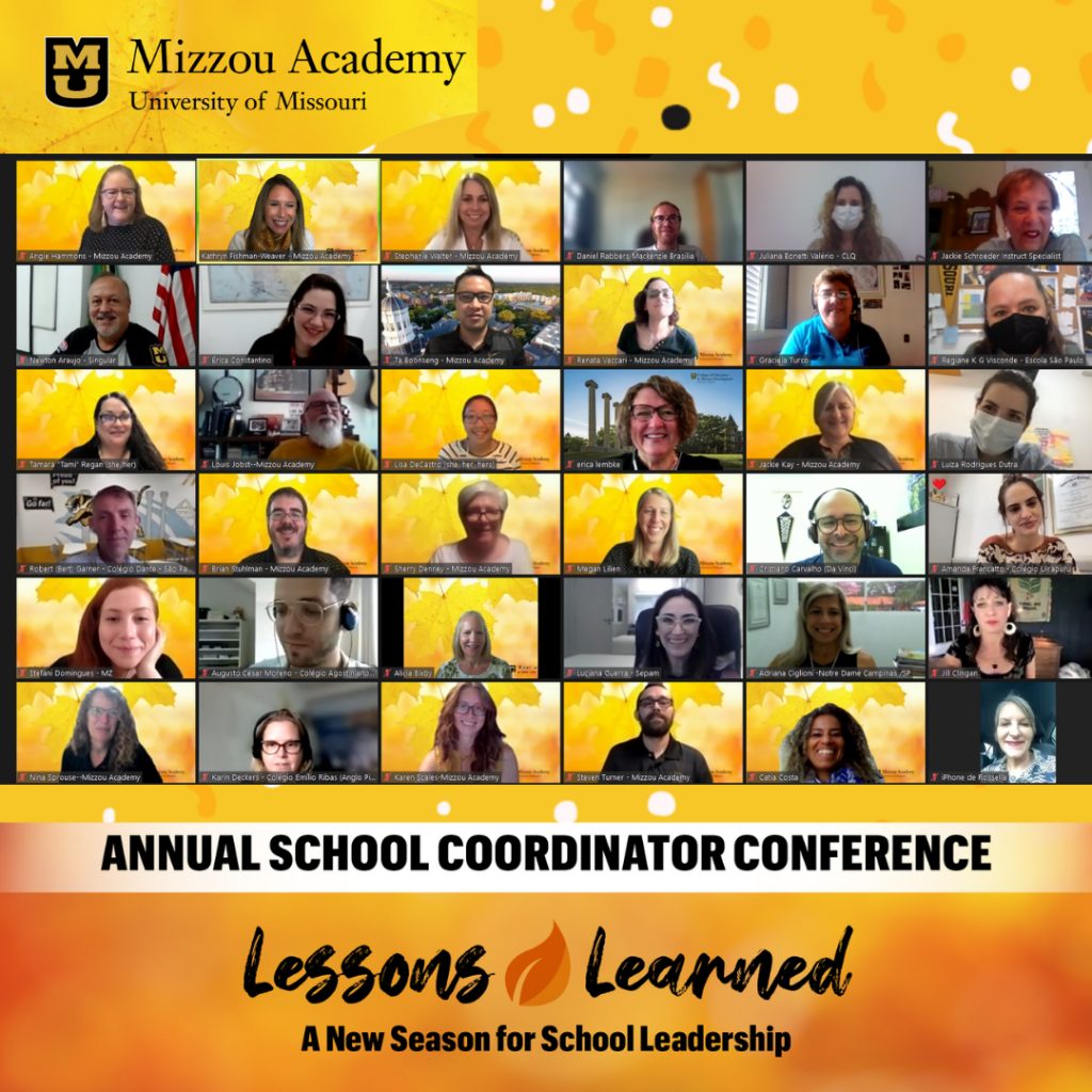 Annual School Coordinator Conference zoom